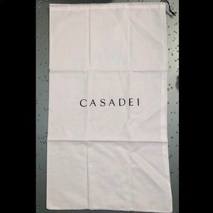 Casadei Boots Drawstring Long Dust Bag 14.75”x25.75”